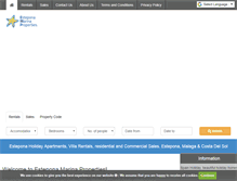 Tablet Screenshot of esteponamarinaproperties.com